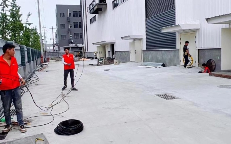 酒鬼花生工廠· 弱電安裝火熱進行中